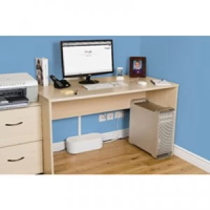 Image of D-Line Cable Tidy Unit 420x160x135mm Large White euctulgewsw