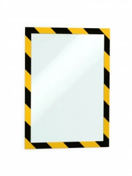 Image of Durable Duraframe A4 Yellow Black Pack of 2 4944-130