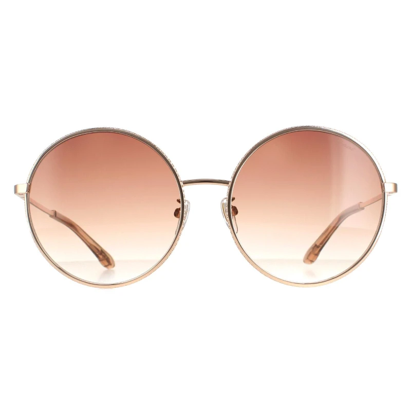 Image of Chopard Round Shiny Copper Gold Brown Gradient SCHF11V Gold
