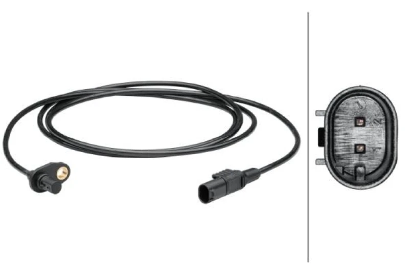 Image of HELLA ABS sensor HELLA 6PU 012 679-421