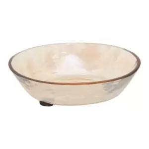 Image of Dimpled Glass Soap Dish