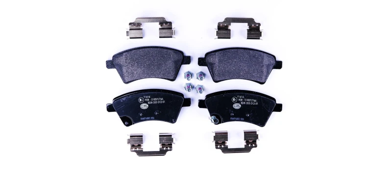 Image of HELLA Brake pad set HELLA 8DB 355 012-511