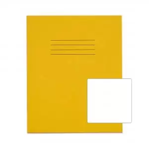 Image of RHINO 8 x 6.5 Exercise Book 48 pages 24 Leaf Yellow Plain