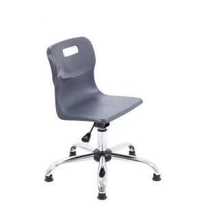 TC Office Titan Swivel Senior Chair with Glides 435-525mm, Charcoal