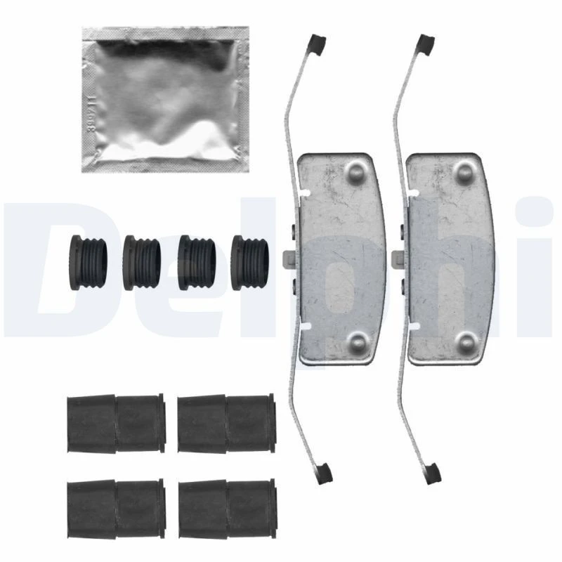 Image of DELPHI Brake pad fitting kit DELPHI LX0700