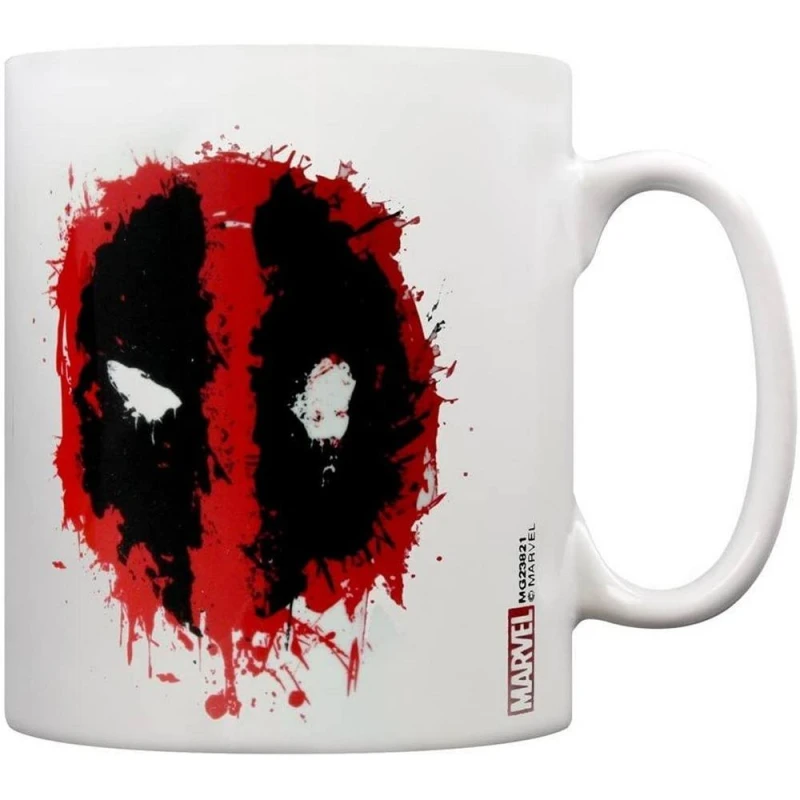 Image of Deadpool Splat Mug Off White unisex