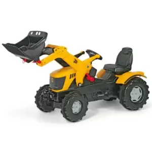 Image of Rolly Toys JCB 8250 Ride On Tractor and Frontloader, Yellow