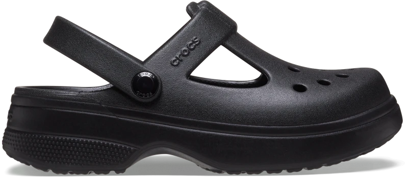 Image of Crocs Kids Toddler Classic Mary Jane Clogs Black C4
