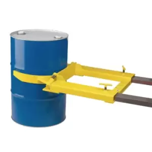 Image of Automatic Forklift Drum Clamp for 210L Steel Drums - 680kg capacity