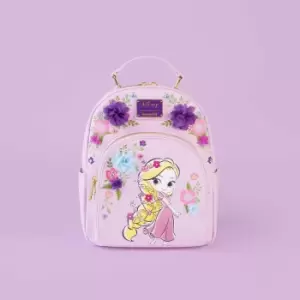 Image of Loungefly Rapunzel Floral Mini Backpack - VeryNeko Exclusive