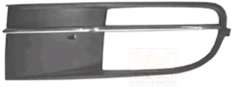 Image of VAN WEZEL 5806595 Bumper Grill Fitting Position: Left Front, with hole(s) for fog lights Ventilation Grille,bumper (244)