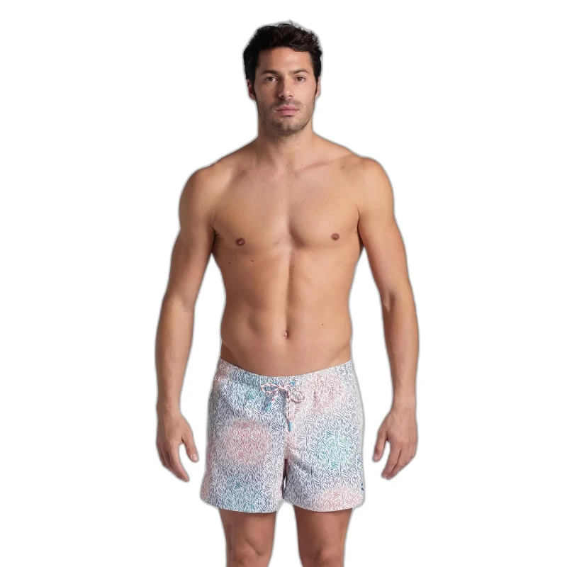 Image of Swim shorts Arena Water Print AO Blanc Male 2XL