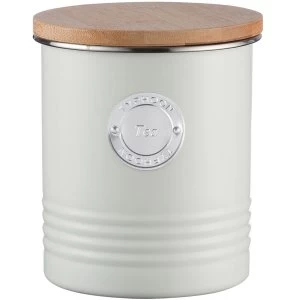 image of Ravenhead Typhoon Living 1L Tea Canister - Cream