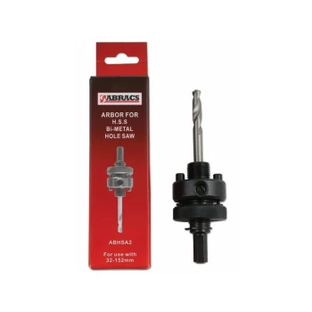 Image of Abracs - Hole saw - Arbour 30mm-152mm - 32218