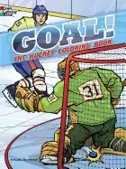 Image of goal the hockey coloring book