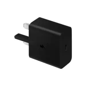 image of Samsung 15W Adaptive Fast Charger (with C to C Cable) Black Indoor