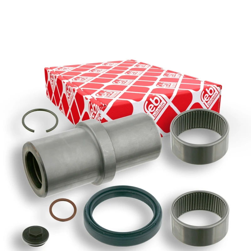 Image of FEBI BILSTEIN 26285 Repair Kit, stub axle pin Front Axle Right, OE Turbo NEW Repair Kit,stub axle pin (652)