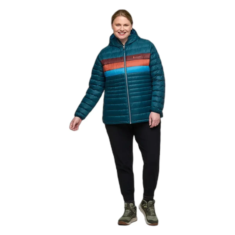 Image of Cotopaxi Womens Cotopaxi Fuego Hooded Puffer Beige Female XS