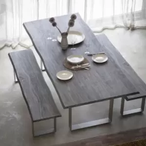 Image of Gallery Interiors Huntington Large 8 - 10 Seater Dining Table Grey