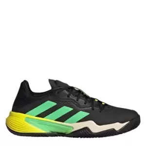 Image of adidas Barricade Tennis Shoes Mens - Cloud White / Beam Green / Bea