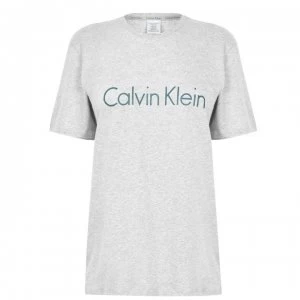 Image of Calvin Klein Logo T Shirt - Grey 020