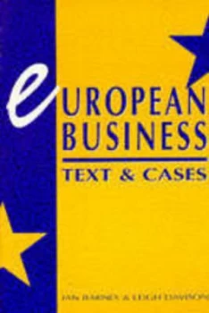 Image of European Business by Ian Barnes and Leigh Davison Book