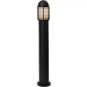Image of Outdoor IP44 Bollard Light Matt Black 1000mm Lamp Post Garden Driveway Patio
