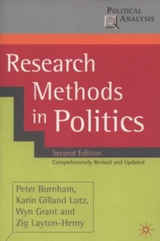 Image of Research Methods in Politics by Peter Burnham Paperback