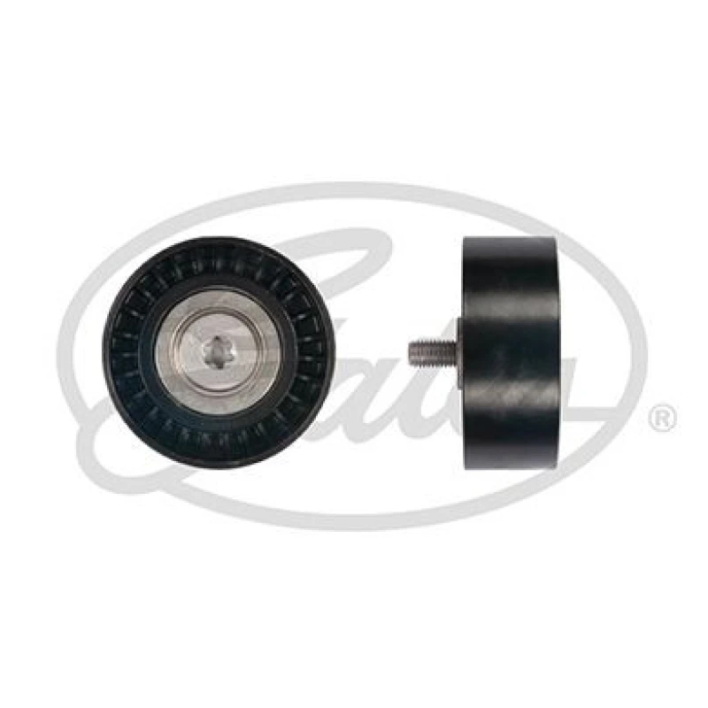 Image of GATES Deflection / guide pulley, V-ribbed belt GATES T36791