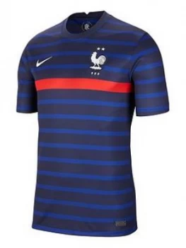 image of Nike Mens France 2020 Home Short Sleeved Stadium Shirt