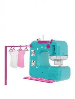 Image of Barbie Sewing Machine With Doll