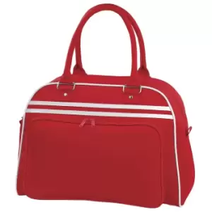 Bagbase Retro Bowling Bag (23 Litres) (One Size) (Classic Red/White)