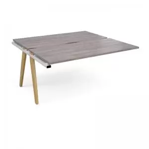 Image of Fuze add on units back to back 1600mm x 1600mm - white frame and grey