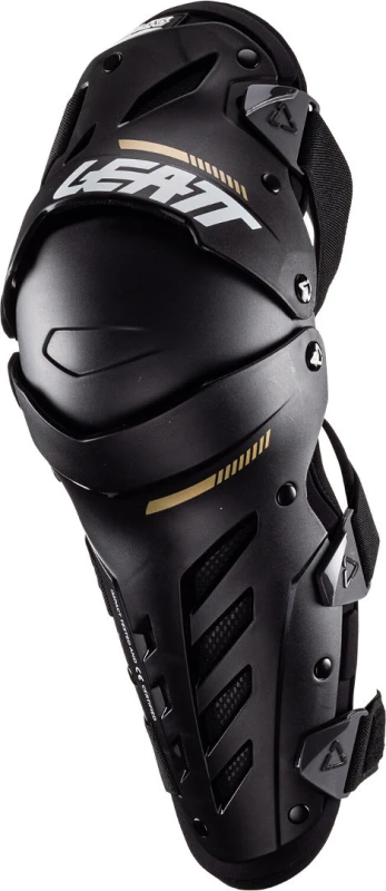 Image of Leatt Dual Axis Knee and Shin Protectors, black, Size 2XL for Men