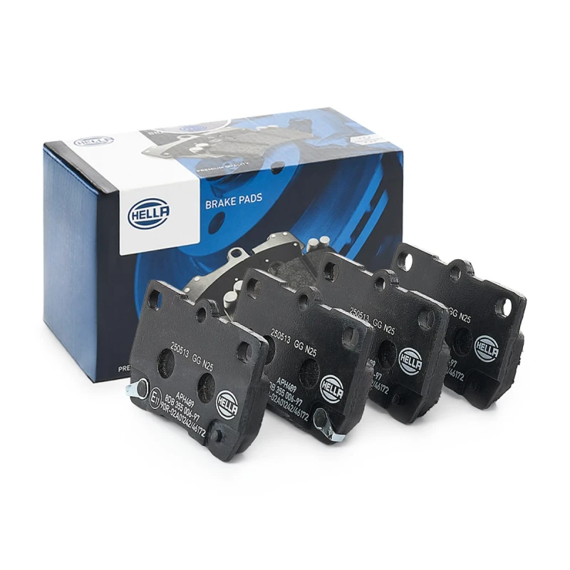 Image of HELLA Brake pad set HELLA 8DB 355 006-971