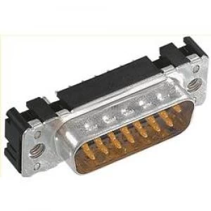 Image of D SUB pin strip 180 Number of pins 15 Soldering Harting