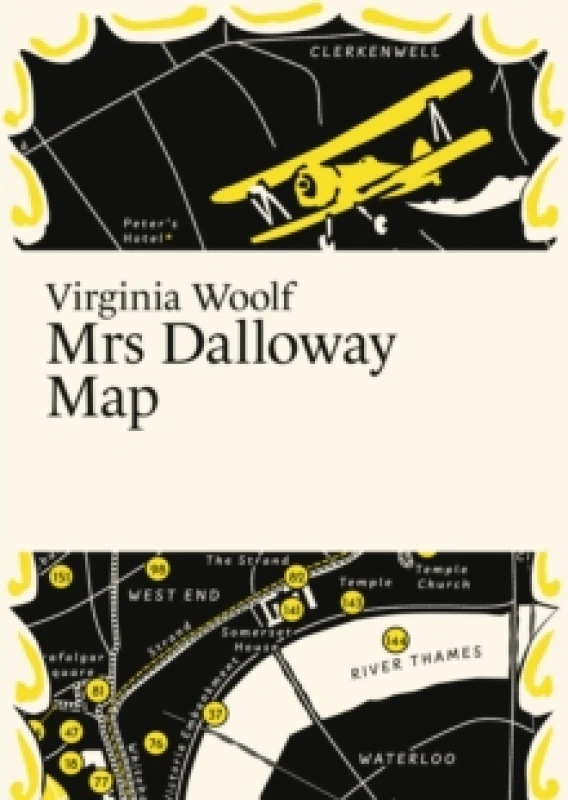 Image of Virginia Woolf, Mrs Dalloway Map Fold-out book or chart