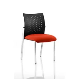 Image of Dynamic Visitor Chair Academy Seat Tobasco Red Without Arms
