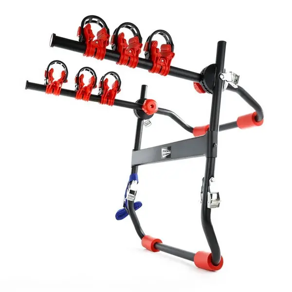 Image of Streetwize Titan Rear High Mount 3 Bike Carrier - Black One Size