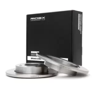 Image of RIDEX Brake disc 82B0053 Brake rotor,Brake discs MITSUBISHI,SMART,COLT VI (Z3_A, Z2_A),COLT CZC Cabriolet (RG),FORFOUR (454)