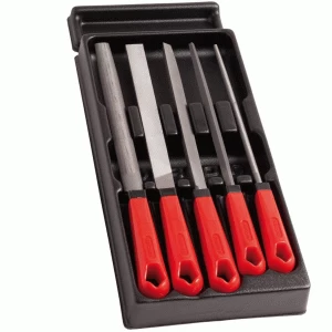 image of Facom 5 Piece File Set in Module Tray