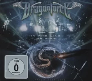 Image of Dragonforce In The Line Of Fire (Larger Than Live) 2015 German 2-disc CD/DVD set 0210317EMU
