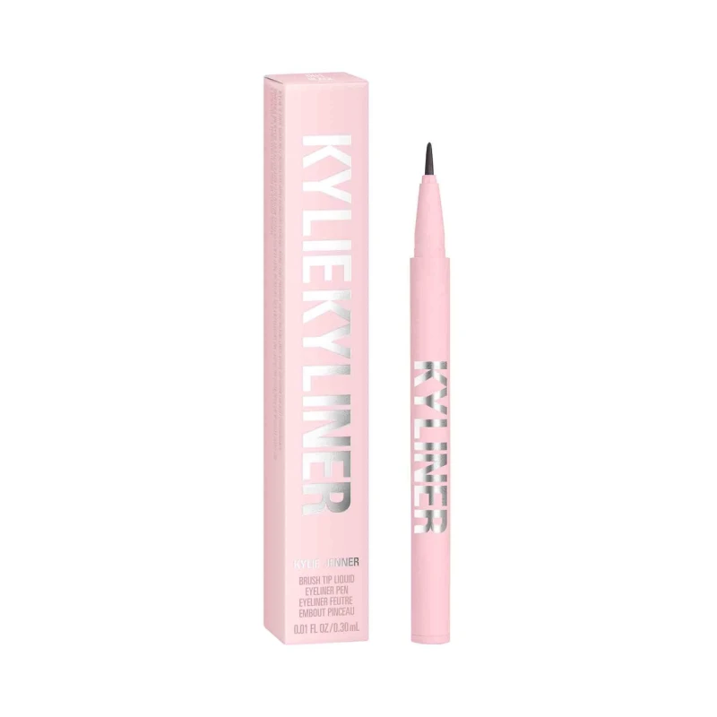 Image of Kylie Cosmetics Kyliner Brush Tip Liquid Eyeliner Pen - 001 Black 0.3ml