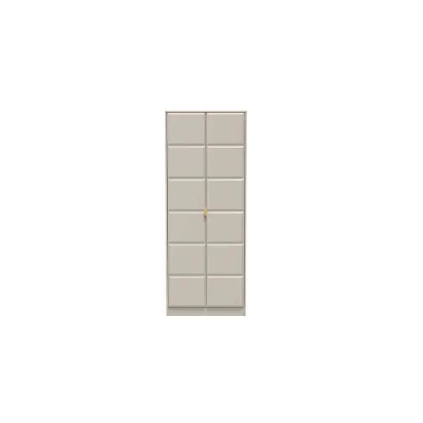 Image of Ready Assembled Cuba Tall Plain Wardrobe - Kashmir Matt