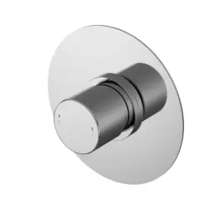 image of Nuie Thermostatic Temperature Control Round Valve - Chrome