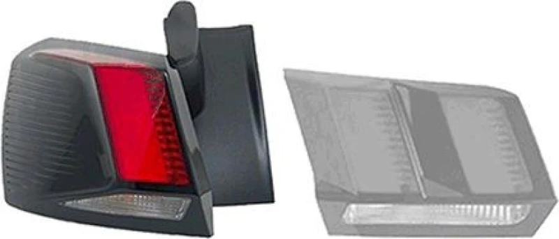 Image of VAN WEZEL Rear light VAN WEZEL 4084921