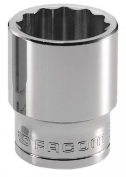 Image of Facom 1/2" Drive Hexagon Socket Metric 1/2" 9mm