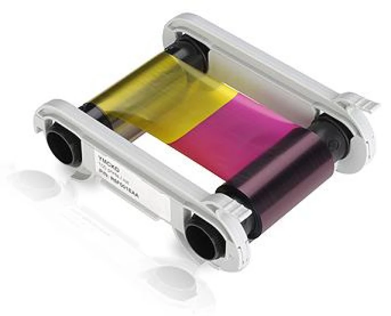 Image of Evolis R6F003EAA Thermal-transfer ribbon Bk.C.M.Y. Transparent. 200 pa