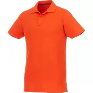 Image of Elevate Mens Helios Short Sleeve Polo Shirt (3XL) (Orange)