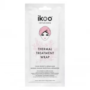 image of ikoo Infusions Thermal Treatment Hair Wrap Color Protect and Repair Mask 35g